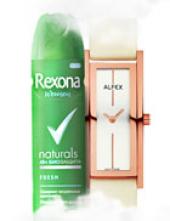 Rexona дарит швейцарские часы от Alfex